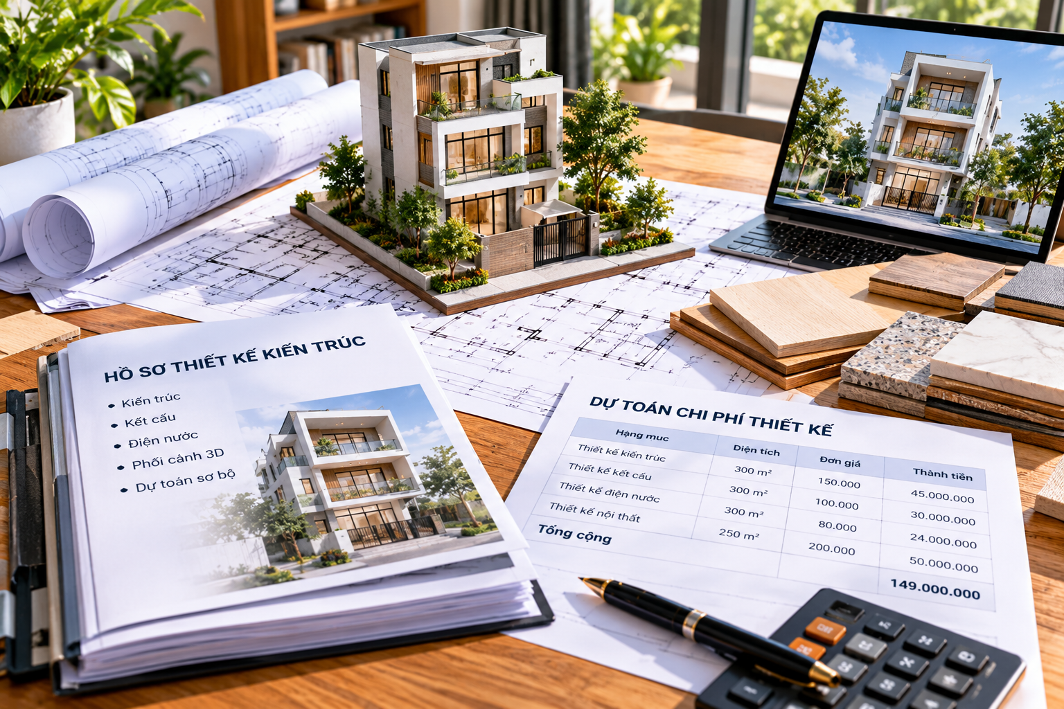 lập ngân sách xây nhà