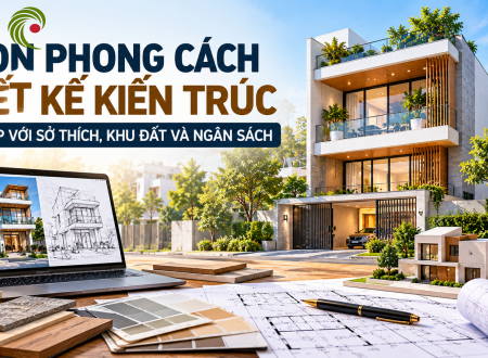 CHỌN PHONG CÁCH THIẾT KẾ KIẾN TRÚC PHÙ HỢP VỚI SỞ THÍCH, KHU ĐẤT VÀ NGÂN SÁCH