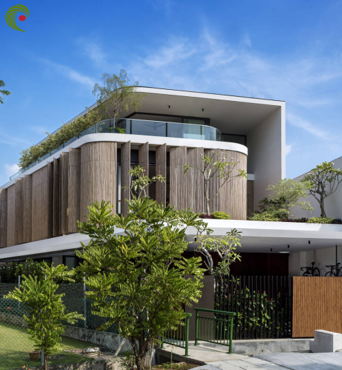 BAMBOO VEIL HOUSE - NGÔI NHÀ LIỀN KỀ NẰM TRÊN MẢNH ĐẤT HÌNH THANG CỦA GIA CHỦ YÊU TRE TẠI SINGAPORE
