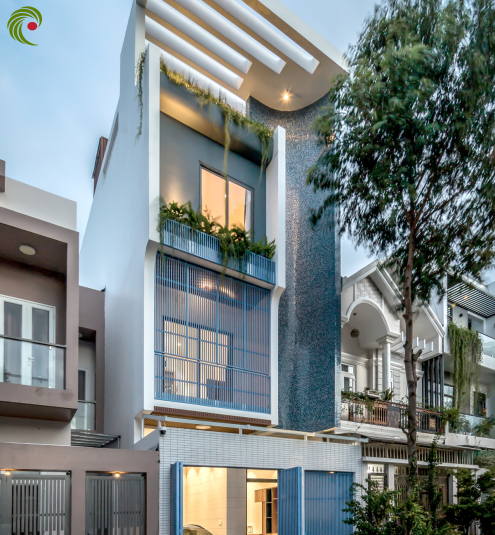 NHÀ PHỐ CÓ MẶT TIỀN NHƯ THÁC NƯỚC