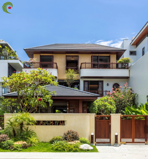 THIẾT KẾ BIỆT THỰ 385 M2 LẤY CẢM HỨNG TỪ NHÀ VƯỜN TRUYỀN THỐNG HUẾ