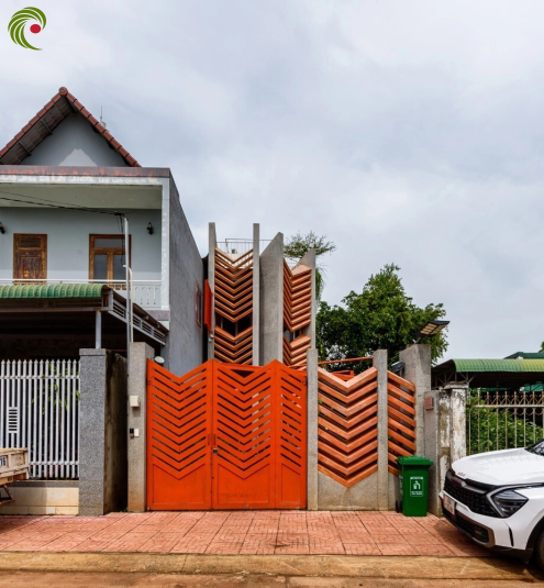 NHÀ PHỐ LẤY CẢM HỨNG TỪ VẢI THỔ CẨM TÂY NGUYÊN
