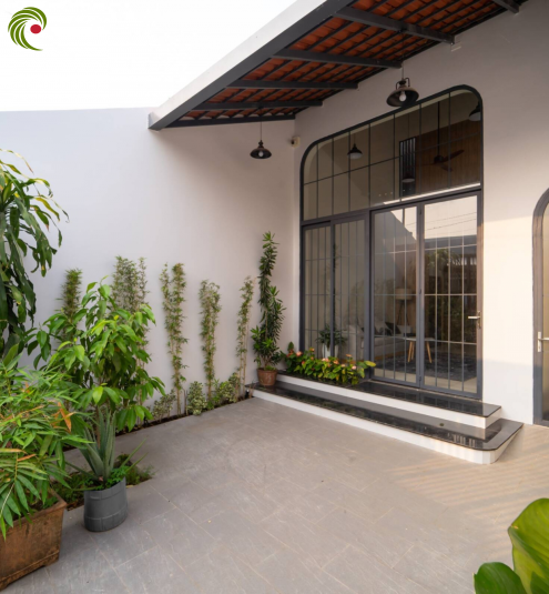 XÂY DỰNG NHÀ PHỐ 2 TẦNG TRÁNH NẮNG HƯỚNG TÂY NHỜ HIÊN NHÀ