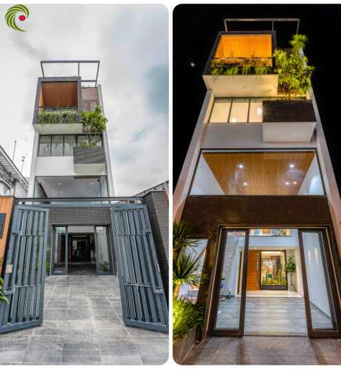 THIẾT KẾ NHÀ ỐNG VỪA KINH DOANH, VỪA ĐỂ Ở