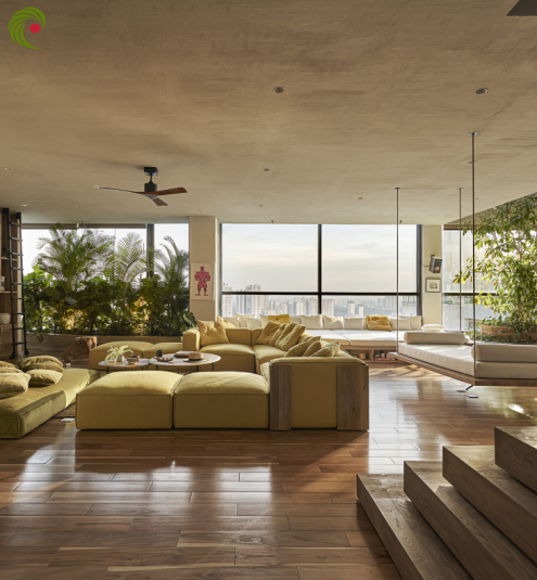 CĂN PENTHOUSE NHƯ ỐC ĐẢO XANH TRÊN CAO