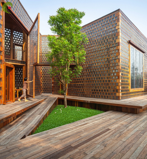 KHÔNG GIAN ĐỘC ĐÁO ĐƯỢC “LẮP RÁP” TỪ 5 KHỐI TAM GIÁC