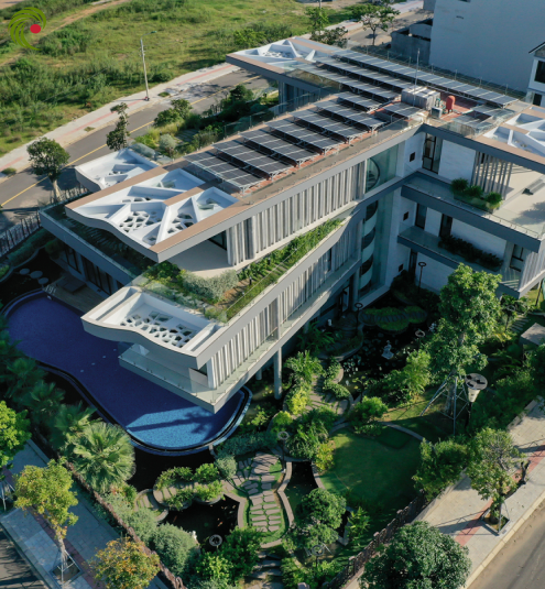 BIỆT THỰ 2.000 M2 HÌNH CHUỒN CHUỒN NƯỚC