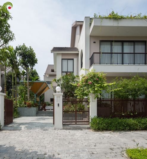 QUỐC OAI VILLA - NHỮNG ĐƯỜNG CONG UYỂN CHUYỂN